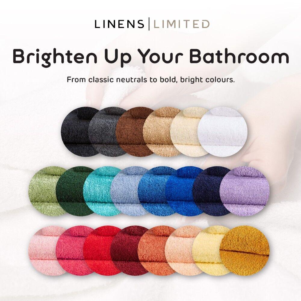Linens Limited 100% Turkish Cotton Bath Towel, Red