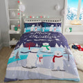 Fusion Christmas Christmas Bears Easy Care Reversible Duvet Cover Set