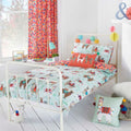 Little Big Cloud Llamarama Printed Reversible Duvet Cover Set, Multi