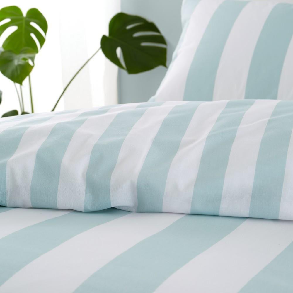 Catherine Lansfield Cove Stripe Reversible Duvet Cover Set