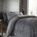 Catherine Lansfield Wolf Super Soft Faux Fur Fleece Duvet Cover Set