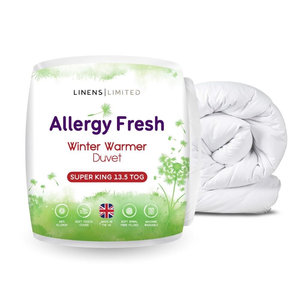 Linens Limited Allergy Fresh Anti Allergy Hollowfibre Duvet