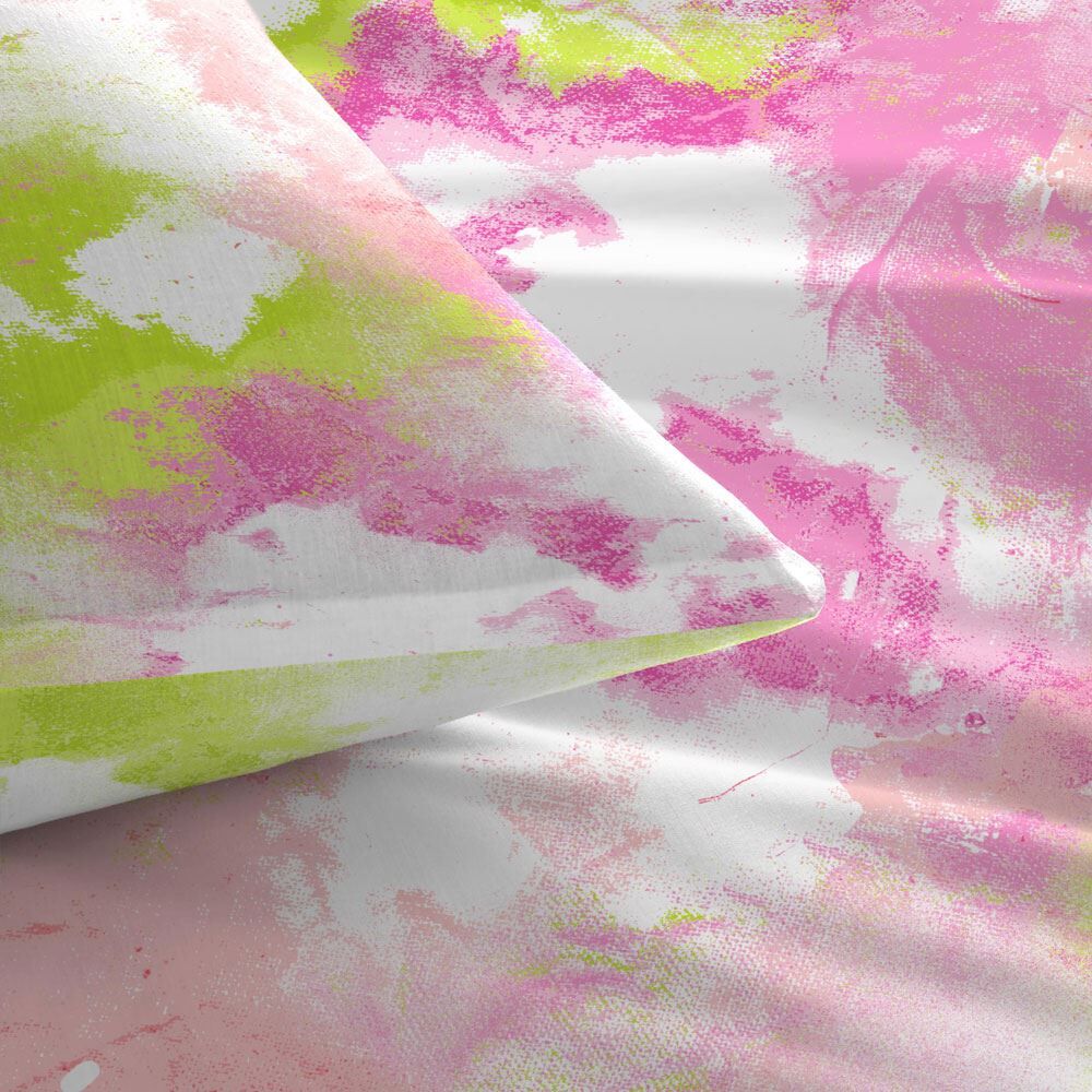 Bedlam Kids Tye Dye Print Reversible Duvet Cover Set