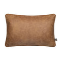 Scatter Box Hollis Vegan Leather Textured Feather Filled Piped Edge Cushion