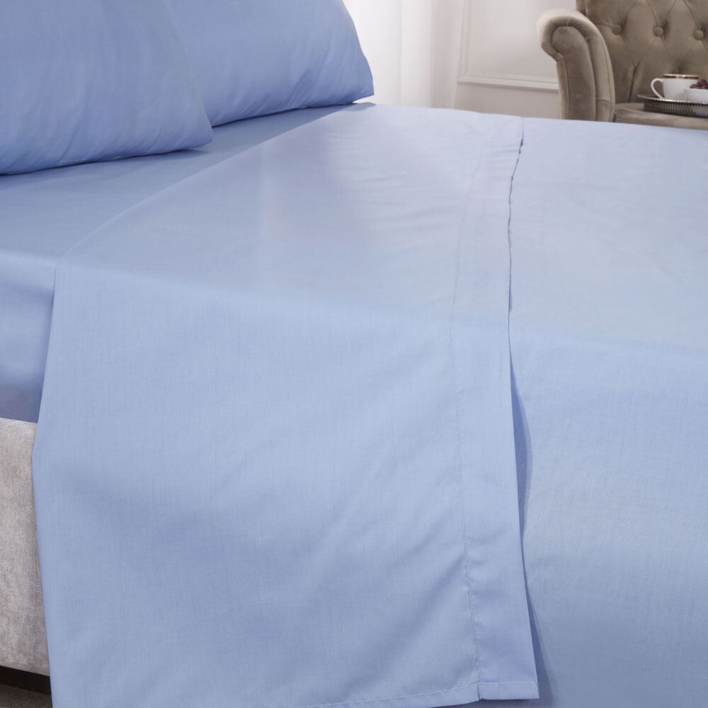 Emma Barclay Easy Care Polycotton Percale 180 Thread Count Flat Sheet