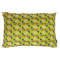Riva Home Vienna Retro Geometric Cushion Cover, Yellow, 40 x 60 Cm