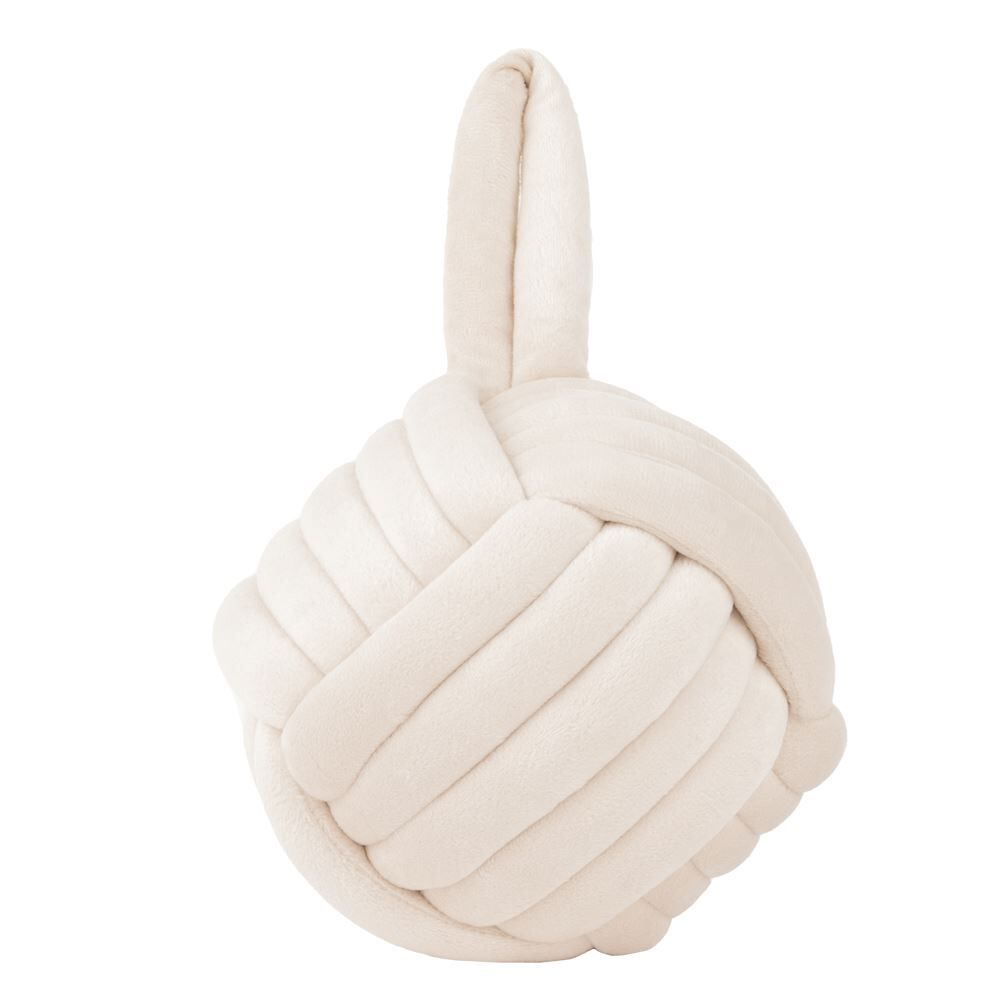 Furn Knot Plush Velvet  Heavy Weight Door Stop