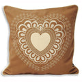 Riva Paoletti Valentine Embroidered Piped Cushion Cover