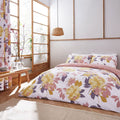 Catherine Lansfield Elina Floral Print Reversible Easy Care Duvet Cover Set