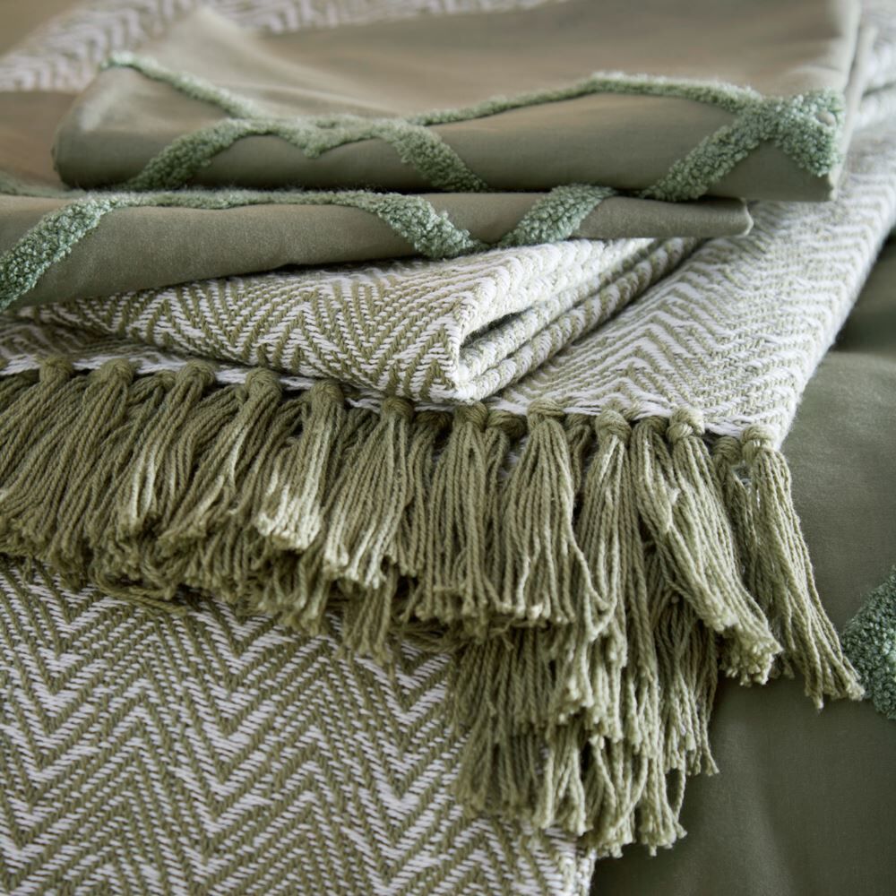 Appletree Loft Kojo Tufted Geometric 100% Cotton Duvet Cover Set
