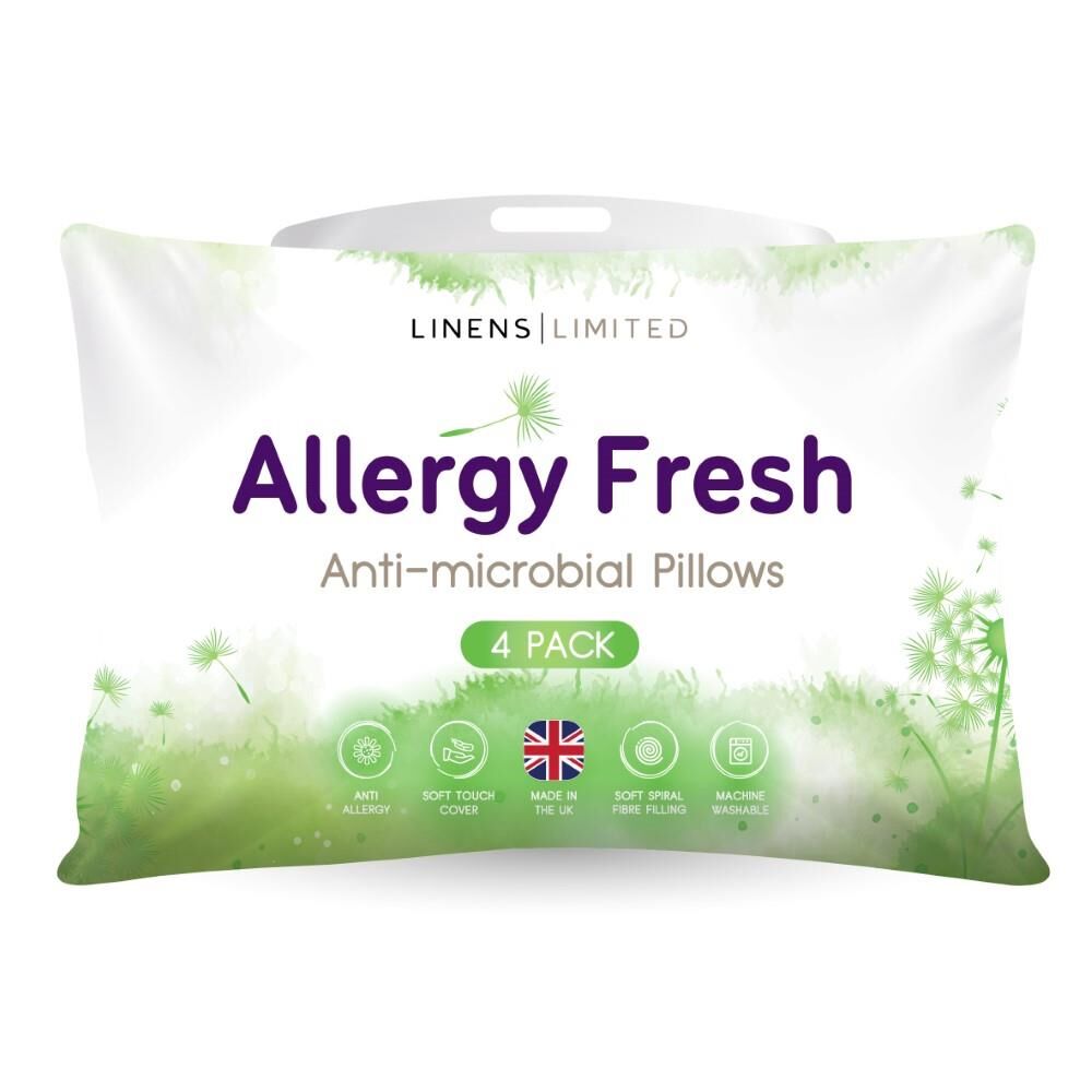Linens Limited Allergy Fresh Anti Allergy Hollowfibre Pillows
