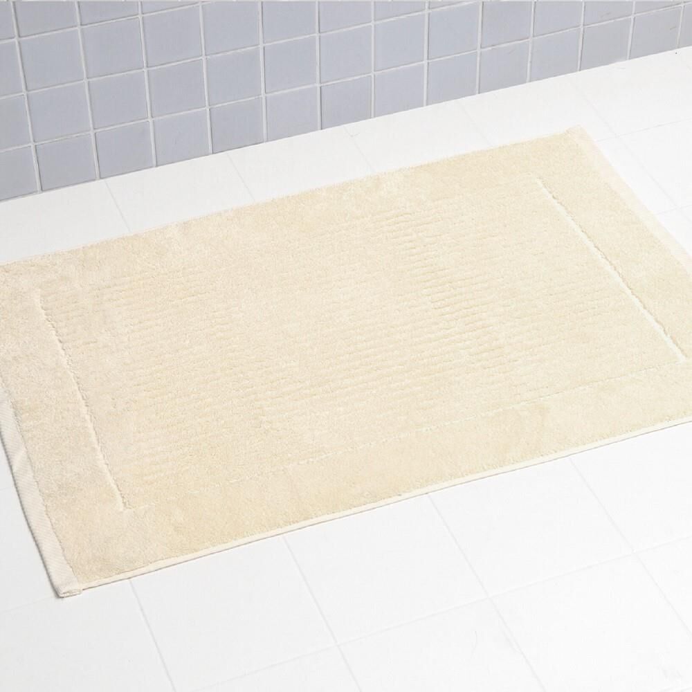 Linens Limited 100% Turkish Cotton Bath Mat, Cream