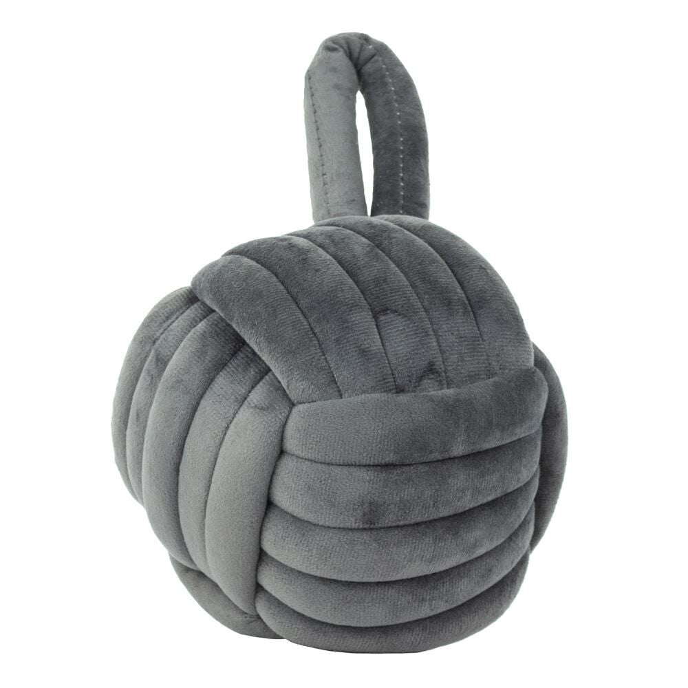 Furn Knot Plush Velvet  Heavy Weight Door Stop