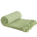 Emma Barclay Honeycomb Waffle Textured 100% Recycled Cotton Tasselled Throw