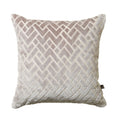 Scatter Box Fracture Cut Velvet Feather Filled Cushion