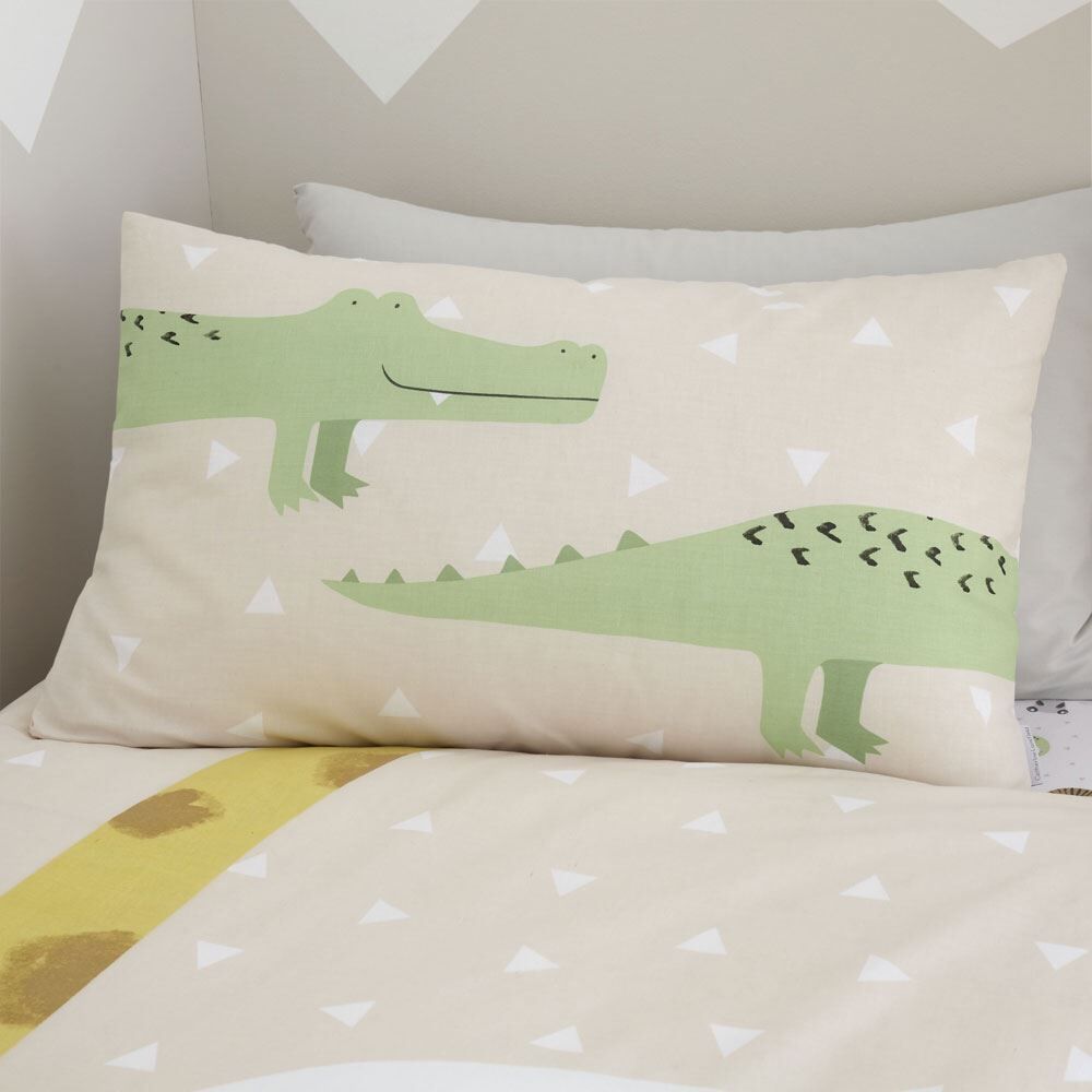 Catherine Lansfield Roarsome Animals Print Easy Care Reversible Duvet Cover Set