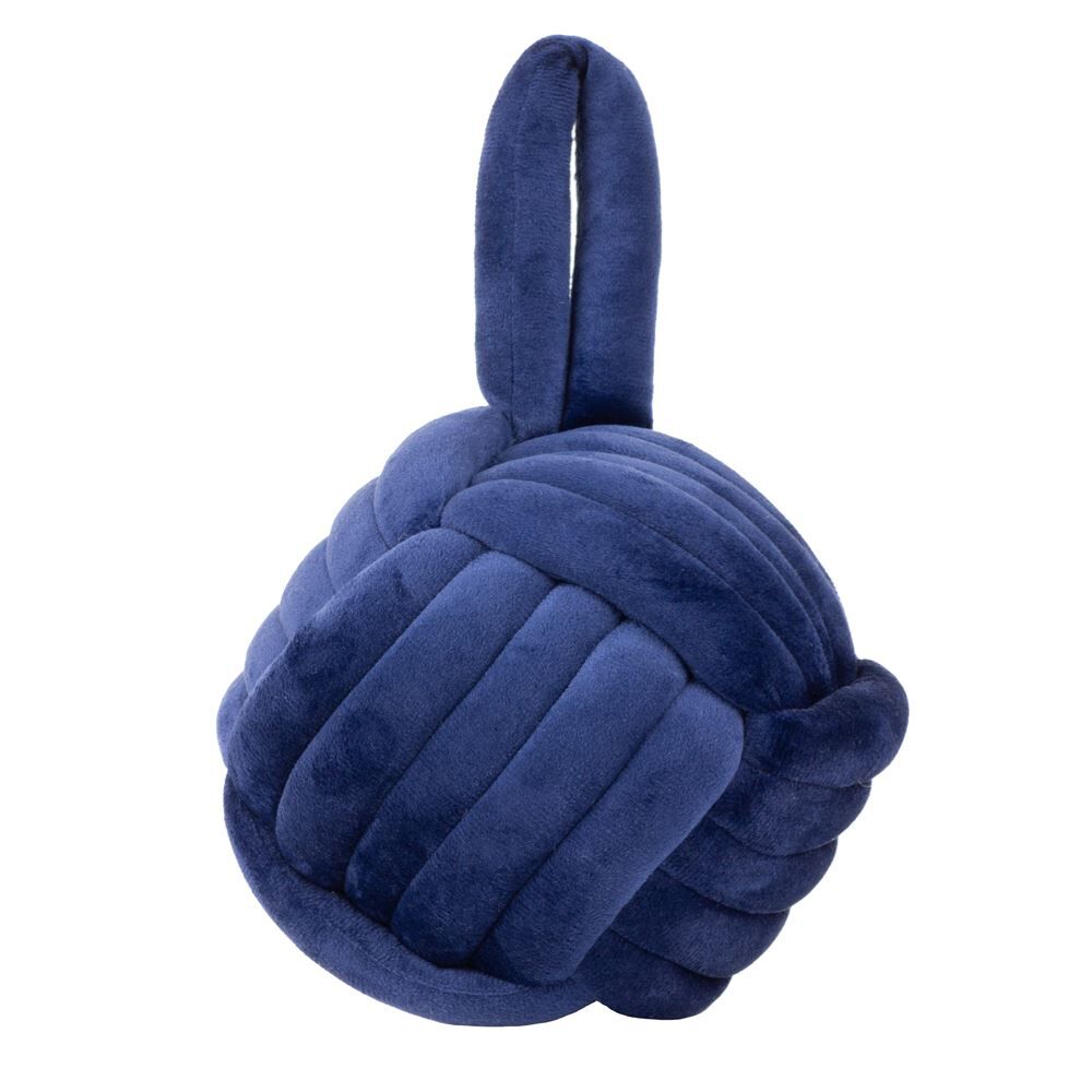 Furn Knot Plush Velvet  Heavy Weight Door Stop