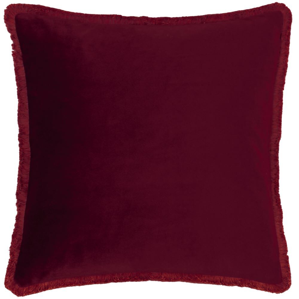Paoletti Freya Elegance Fringed Cushion Cover