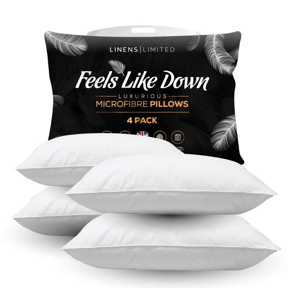 Linens Limited Luxurious Feels Like Down Microfibre Pillows