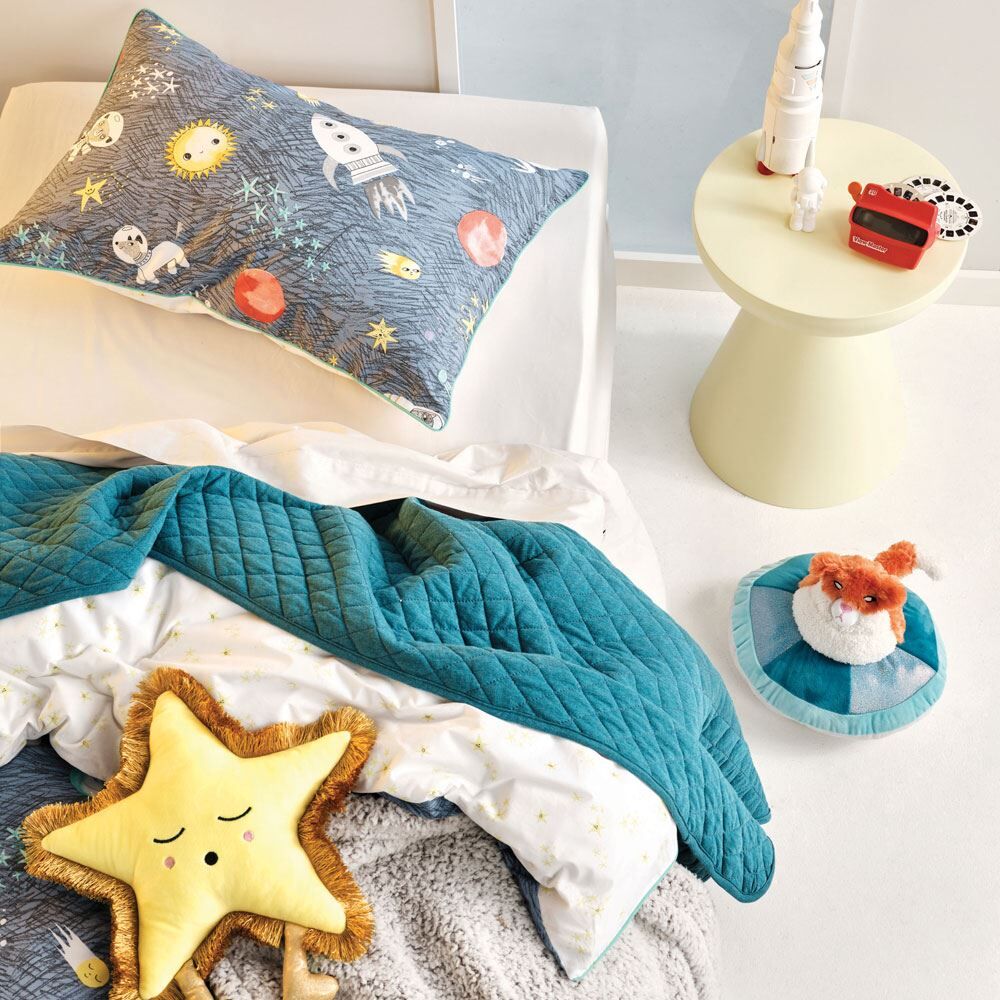 Linen House Kids Space Race Print 100% Cotton Duvet Cover Set