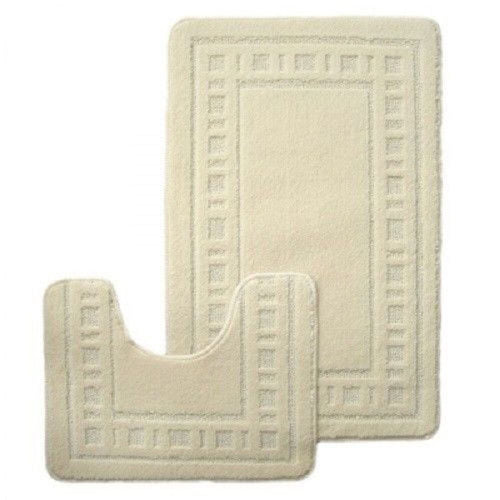 Catherine Lansfield Armoni Bath Mat & Pedestal Mat Set