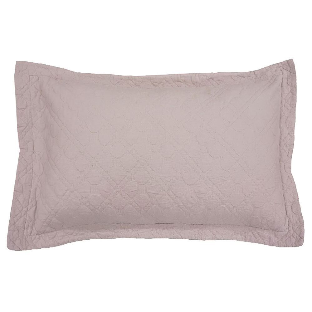 Emily McGuinness Naoimi Matelasse 100% Cotton Pillow Sham