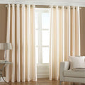Riva Home Fiji Faux Silk Eyelet Lined Curtains