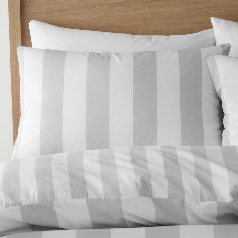 Catherine Lansfield Cove Stripe Reversible Duvet Cover Set