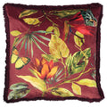 Paoletti Cahala Print Fringed Cushion Cover