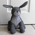 Paoletti Roger Rabbit Herringbone Heavy Weight Door Stop, Grey