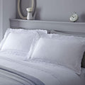 Serene Renaissance Lace Trim Duvet Cover Set
