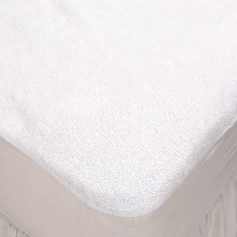Linens Limited Terry Towelling Waterproof Mattress Protector