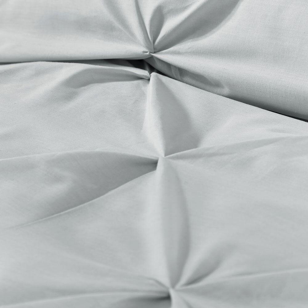 Serene Lara Ruched Easy Care Duvet Cover Set