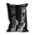 Paoletti Goody 2 Shoes Embroidered Faux Silk Cushion Cover