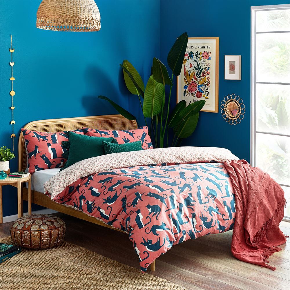 Furn Kitta Print Reversible Duvet Cover Set