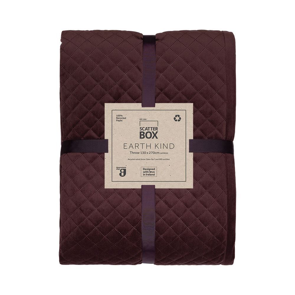 Scatter Box Erin Diamond Geometric Quilted Throw