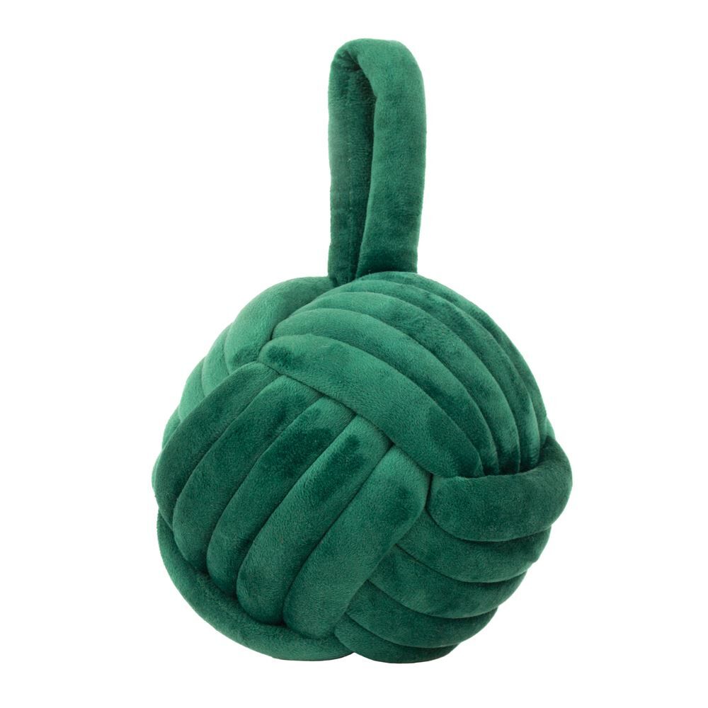 Furn Knot Plush Velvet  Heavy Weight Door Stop