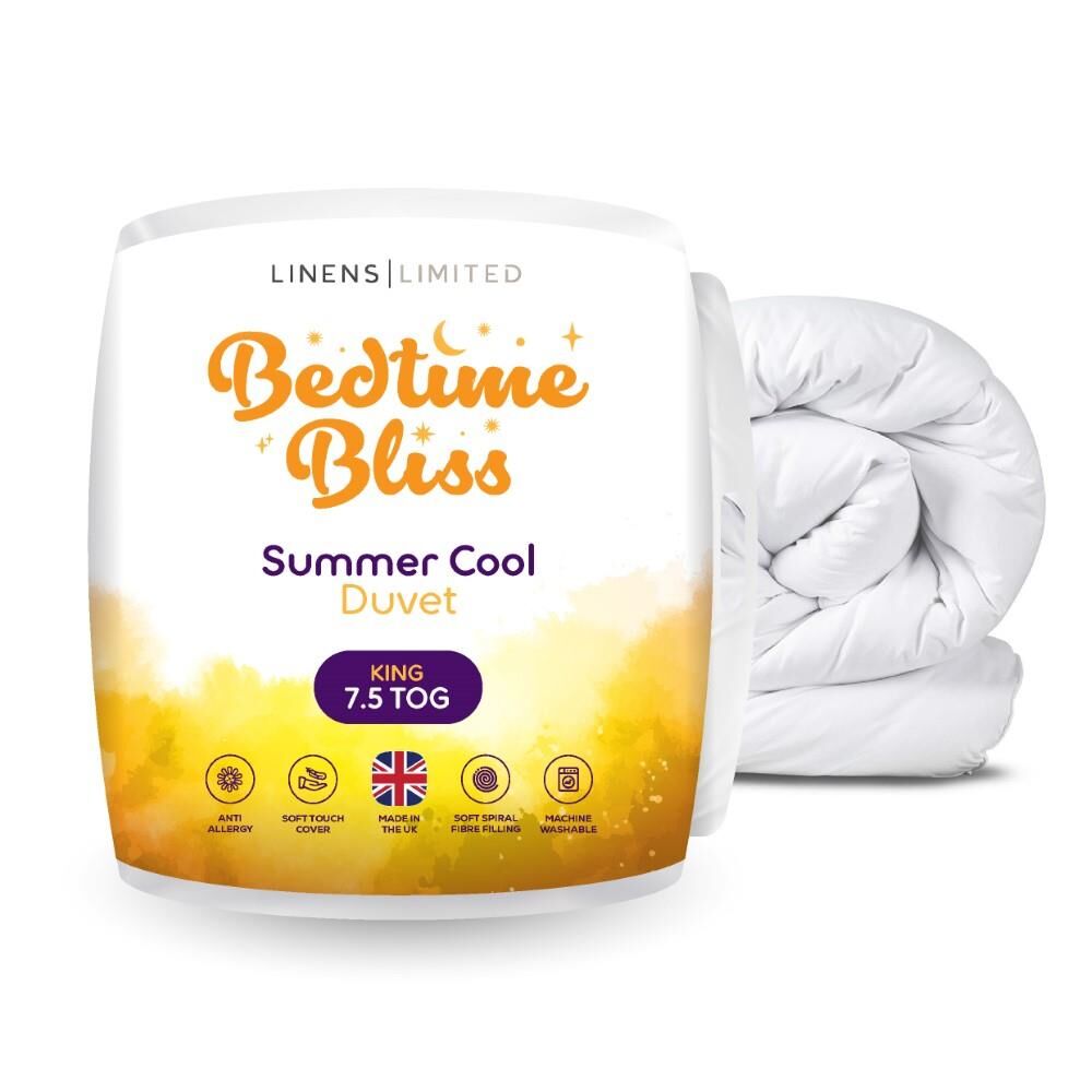 Linens Limited Polycotton Hollowfibre Non-Allergenic Duvet