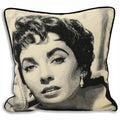 Riva Home Elizabeth Taylor Movie Star Piped Cushion Cover, Black, 45 x 45 Cm