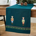Catherine Lansfield Christmas Nutcracker 100% Cotton Table Runner, Green, 33 x 220 Cm