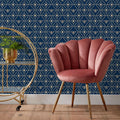 Furn Bee Deco Geometric Printed Wallpaper