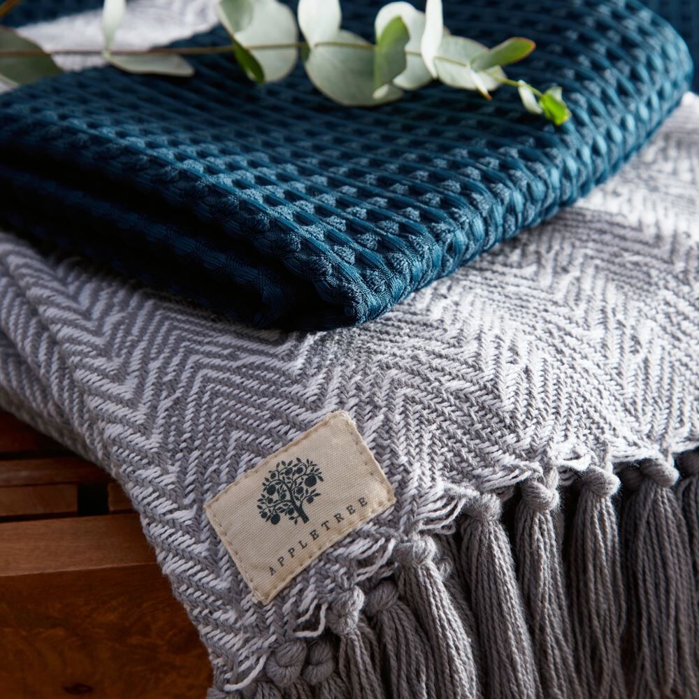 Appletree Loft Westport Waffle Weave Textured Duvet Cover Set