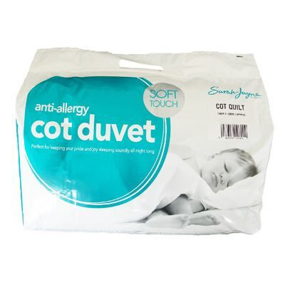Sarah Jayne Anti-Allergy Duvet, Cot Bed