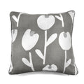Fusion Alabar Floral 100% Cotton Piped Filled Cushion, 43 x 43 Cm