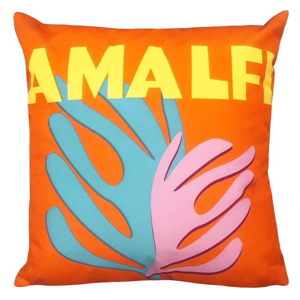 Furn Amalfi 100% UV & Water Resistant Outdoor Cushion Cover, Multi, 43 x 43 Cm