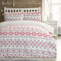 Fusion Christmas Fairisle Super Soft Fleece Duvet Cover Set