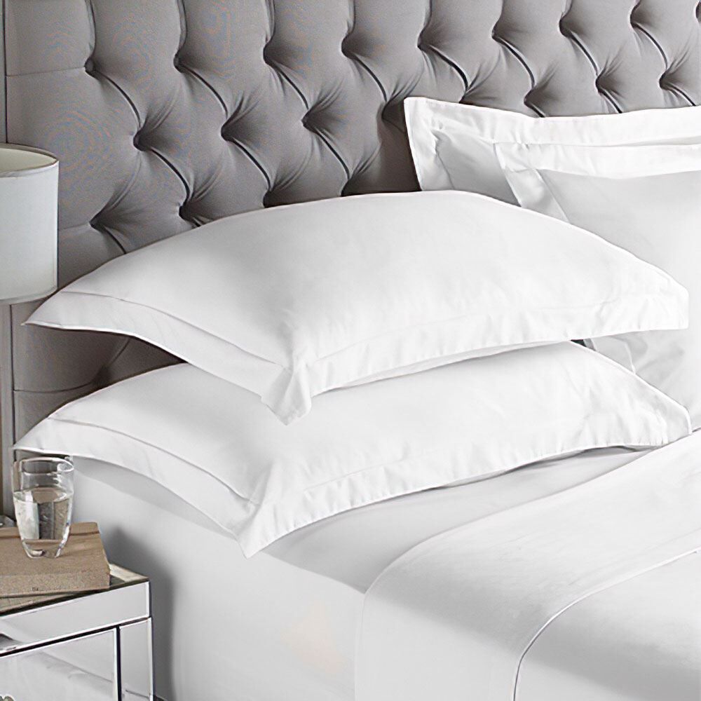 Riva Paoletti 100% Cotton Percale 200 Thread Count Oxford Pillow Case
