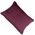 Scatter Box Velvet Sheen Feather Filled Cushion, Mulberry, 40 x 60 Cm