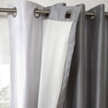 Emma Barclay 3 Pass Thermal Blackout Eyelet Curtain Linings, White, 66 x 51 Inch, Pair