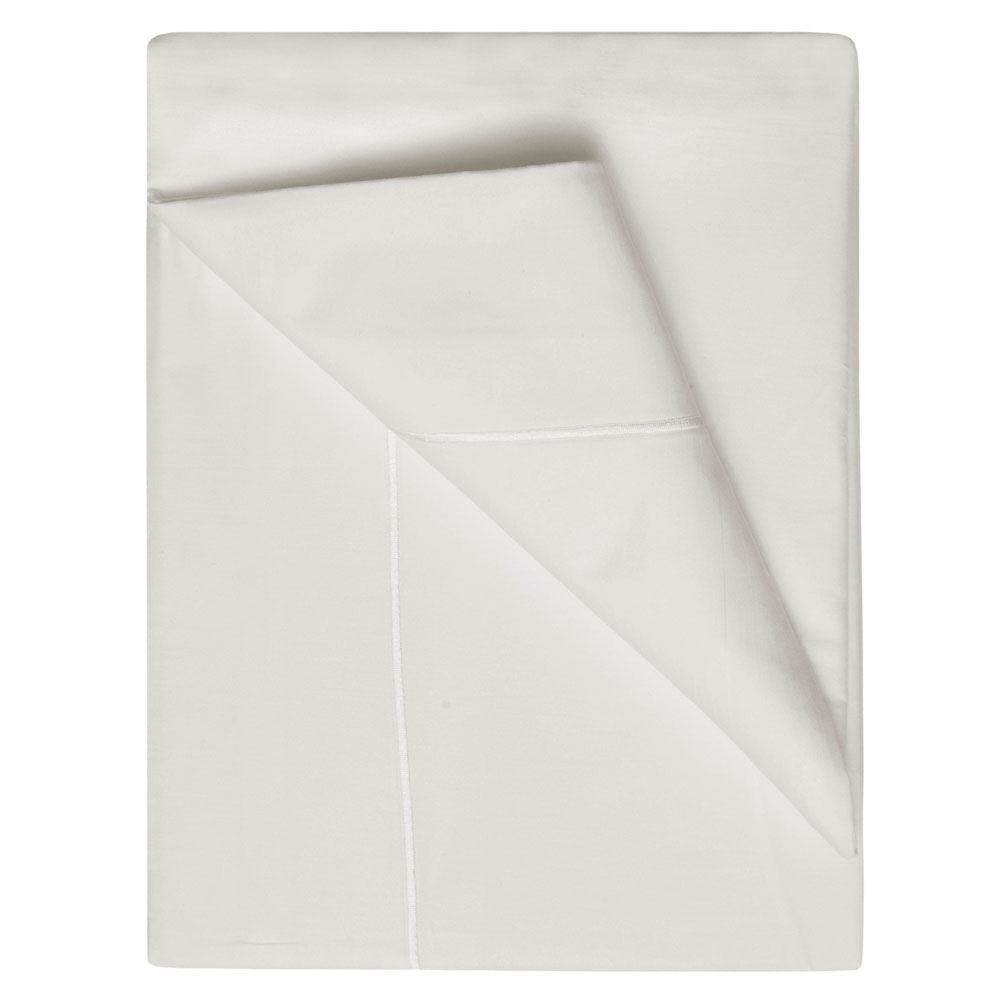 Belledorm 400 Thread Count 100% Egyptian Cotton Flat Sheet, Ivory, Super King